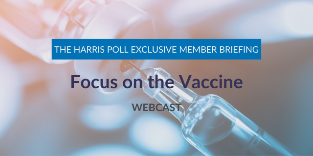 The Harris Poll Exclusive Member Briefing: Focus on the Vaccine